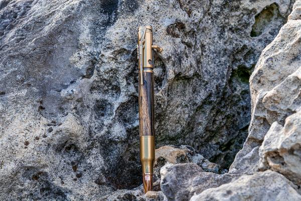 PSI Bolt Action Pen V2 Cal 30 Antik Messing